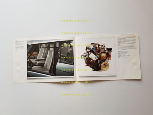 RANGE Rover Turbo D 2.4 1986 depliant pubblicitario originale italiano