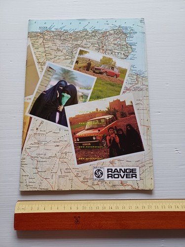 Range Rover V8 3500 1970 depliant originale italiano