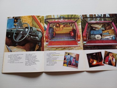 Range Rover V8 3500 1970 depliant originale italiano