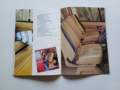 Range Rover V8 3500 1970 depliant originale italiano