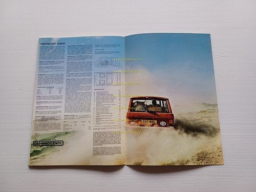 Range Rover V8 3500 1970 depliant originale italiano