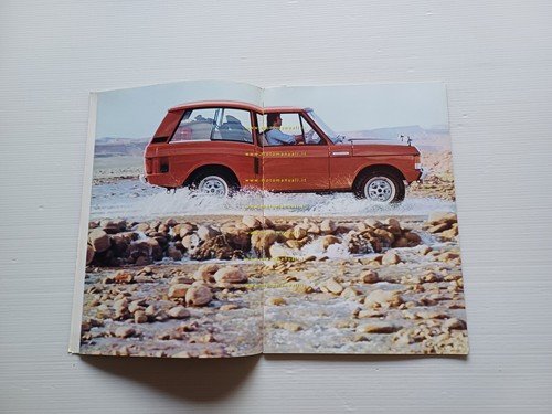 Range Rover V8 3500 1970 depliant originale italiano