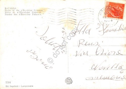 Rapallo Bagni di Excelsior Palace 1954 piccole macchie | Immagine Gallery 2