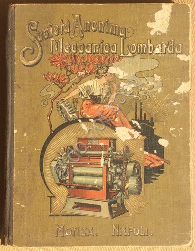 Raro Catalogo Meccanica Lombarda Monza 1901 Liberty Molini Macchinari | Immagine principale