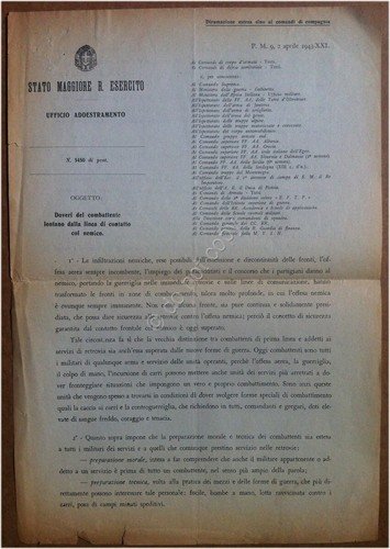 Regio Esercito - Ufficio Addestramento - Doveri del Combattente - …