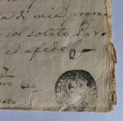 Regno delle due sicilie 1827 - Manoscritto carta bollata chiesa …