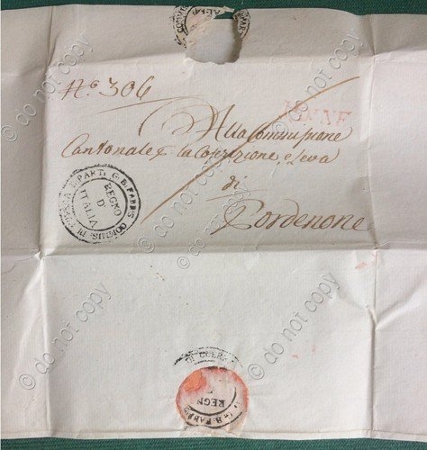 Regno Napoleonico 1807 - Lettera Autografo G. B. Fabris - … | Immagine Gallery 2
