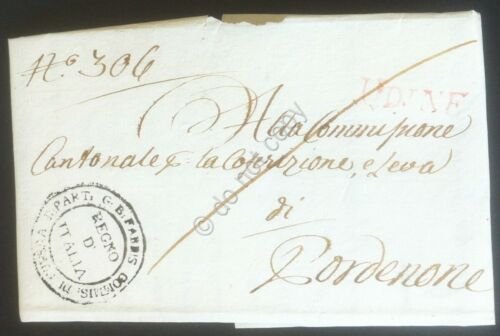 Regno Napoleonico 1807 - Lettera Autografo G. B. Fabris - …