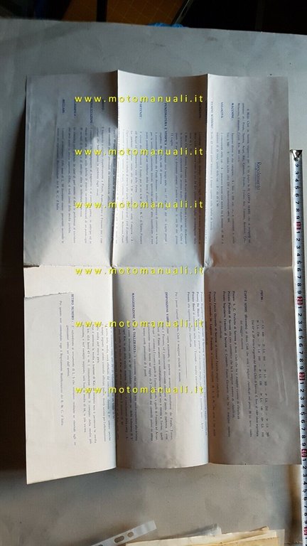 Regolamento Gara Regolarità IV Coppa Serre Savona 1934 depliant anteguerra