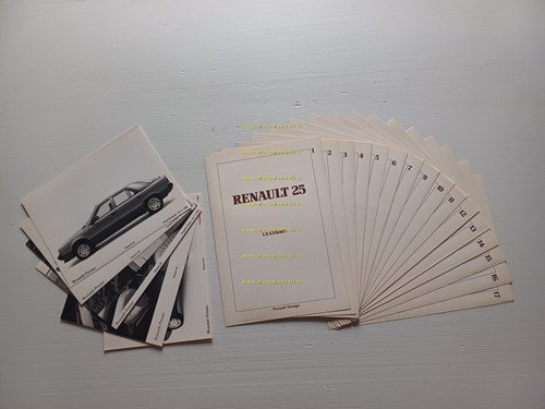 Renault 25 1983 cartella stampa italiano originale