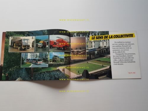 Renault autocarri 1980 depliant francese originale