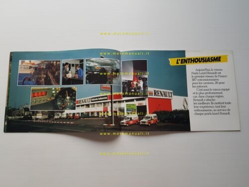Renault autocarri 1980 depliant francese originale