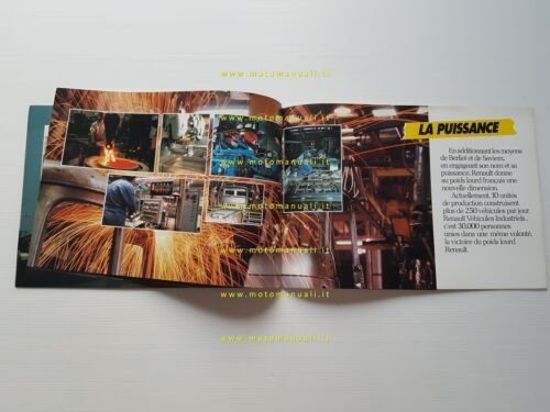 Renault autocarri 1980 depliant francese originale