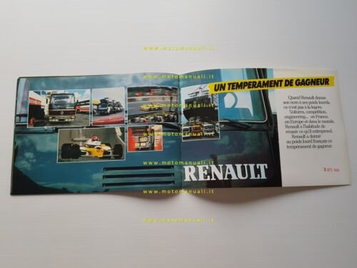 Renault autocarri 1980 depliant francese originale