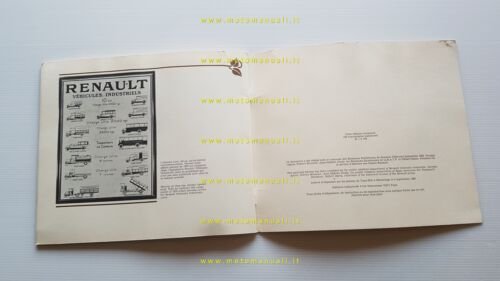 Renault Veicoli Industriali 1906-1955 -opuscolo edizione limitata 1980 originale