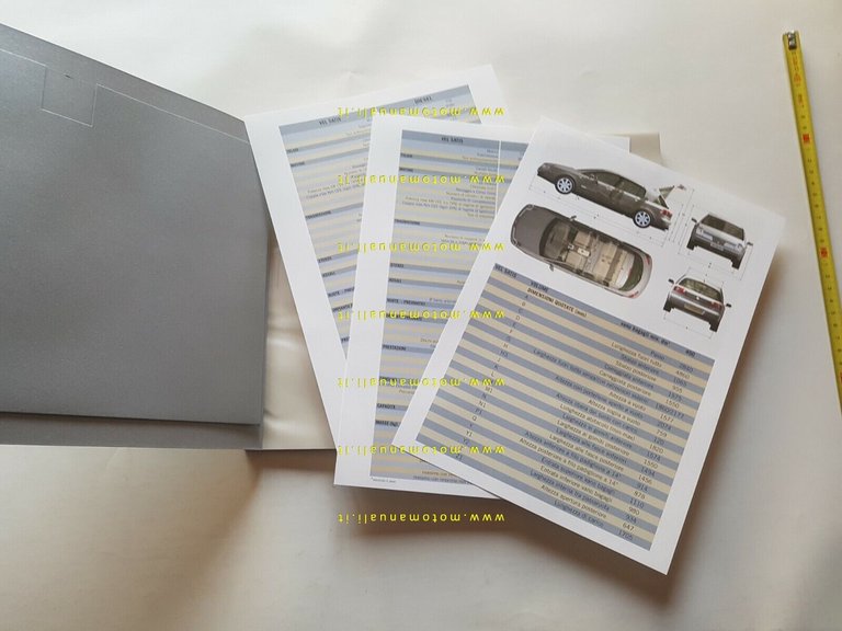 Renault Vel Satis 2002 cartella stampa originale italiano press kit