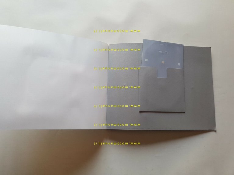 Renault Vel Satis 2002 cartella stampa originale italiano press kit