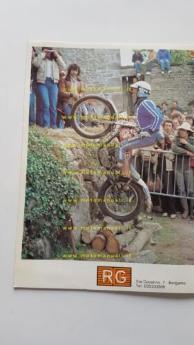 RG stivali cross enduro velocit produzione modelli 1980 depliant catalogo