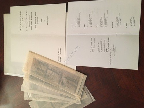 Rhodiaceta Rhonel Cartella stampa Fotografie menu sfilata a Milano 1964 | Immagine Gallery 2