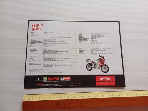 Rieju 50 RS 1 Evolution Racing depliant spagnolo originale