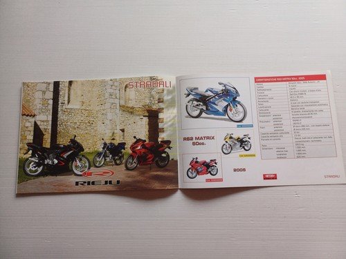 Rieju catalogo produzione modelli 2005 depliant italiano originale