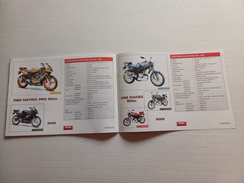 Rieju catalogo produzione modelli 2005 depliant italiano originale