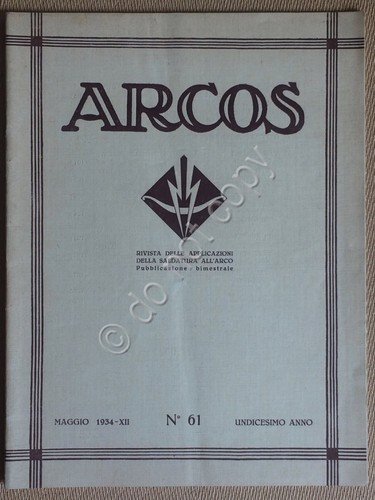 Rivista - Arcos - Applicazioni della Saldatura ad Arco - … | Immagine principale