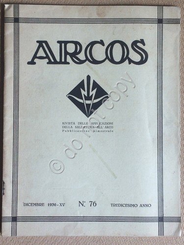 Rivista - Arcos - Applicazioni della Saldatura ad Arco - … | Immagine principale