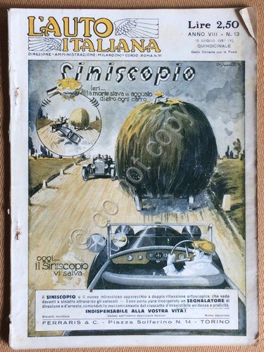 Rivista - L'Auto Italiana - Anno VIII N. 13 1927 … | Immagine principale
