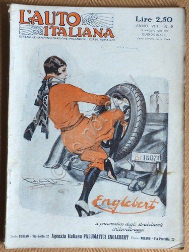 Rivista - L'Auto Italiana - Anno VIII N. 9 1927 … | Immagine principale
