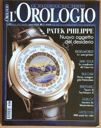 Rivista - L'Orologio - Marzo 2018 - Patek Philippe - … | Immagine principale