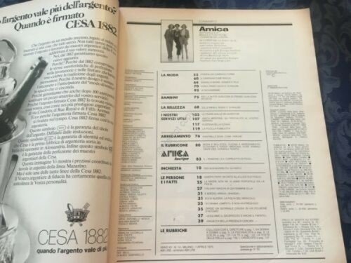 Rivista Amica 1 Aprile 1976 n.14 | Immagine Gallery 2