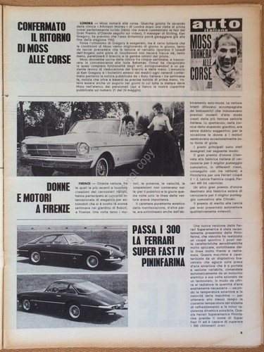 Rivista Automobilismo - Auto Italiana N° 24 1962 - Fiat …