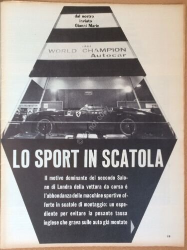 Rivista Automobilismo - Auto Italiana N 3 1962 - Salone …