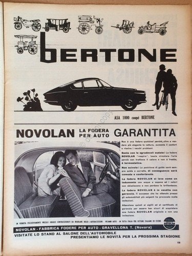 Rivista Automobilismo - Auto Italiana N° 44 1962 - FIAT …