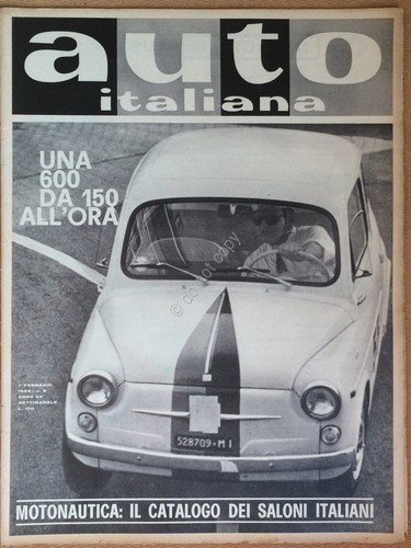 Rivista Automobilismo - Auto Italiana N° 5 1962 - Fiat …