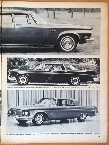 Rivista Automobilismo - Auto Italiana N° 50 1962 - Renault … | Immagine Gallery 2