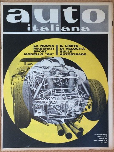 Rivista Automobilismo - Auto Italiana N° 7 1962 - Nuova …
