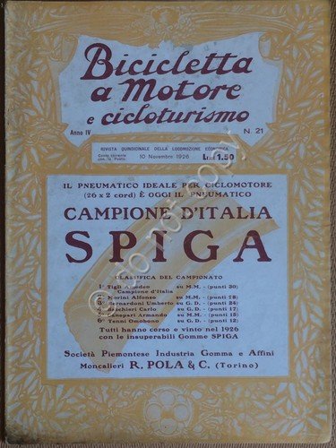 Rivista Biciclette a Motore e Cicloturismo - Anno IV - … | Immagine principale