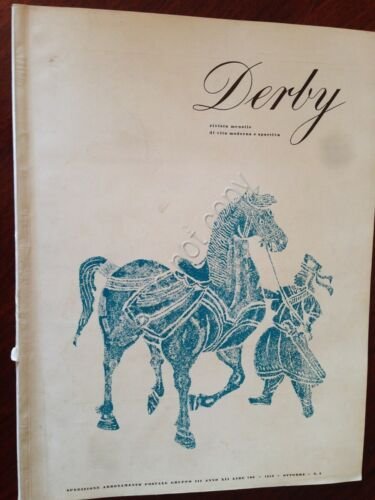 Rivista Derby Ottobre 1958 N.9 Mensile di vita moderna e …