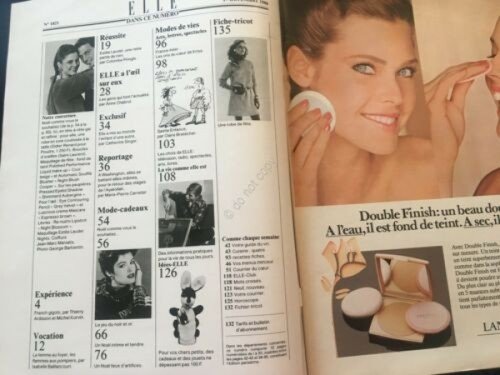 Rivista ELLE 1 Dicembre 1980 n.1821 Ornella Muti | Immagine Gallery 2