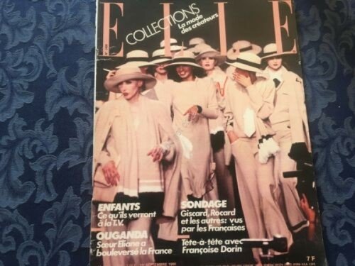 Rivista ELLE 1 Settembre 1980 n.1808 Collezioni | Immagine principale