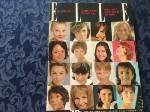 Rivista ELLE 11 Novembre 1960 | Immagine principale