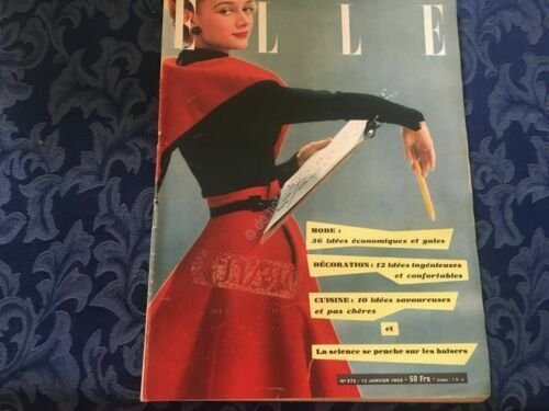 Rivista ELLE 12 Gennaio 1953