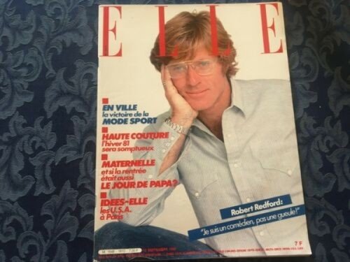 Rivista ELLE 15 Settembre 1980 n.1810 Robert Redford | Immagine principale