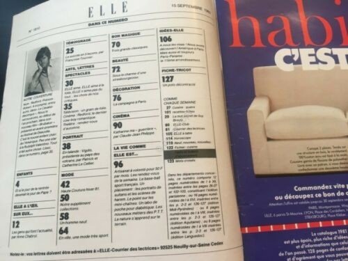 Rivista ELLE 15 Settembre 1980 n.1810 Robert Redford | Immagine Gallery 2