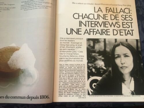 Rivista ELLE 3 Novembre 1980 n.1817 Oriana Fallaci