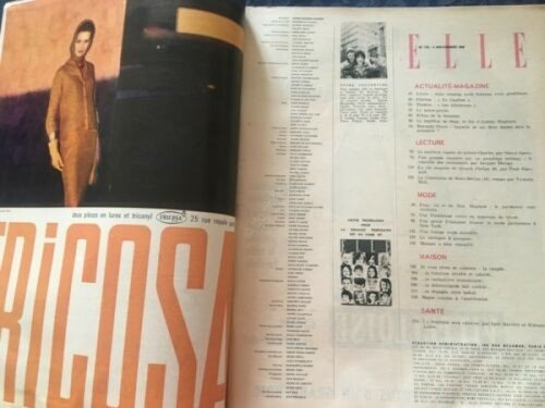 Rivista ELLE 4 Novembre 1960 | Immagine Gallery 3
