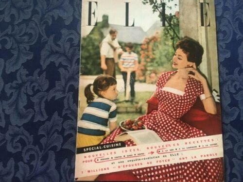 Rivista ELLE 8 Agosto 1955 | Immagine principale