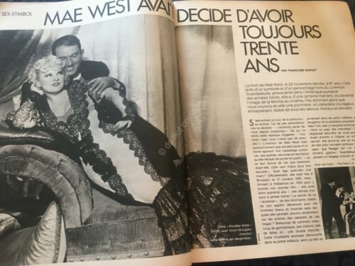 Rivista ELLE 8 Dicembre 1980 n.1822 Mae West